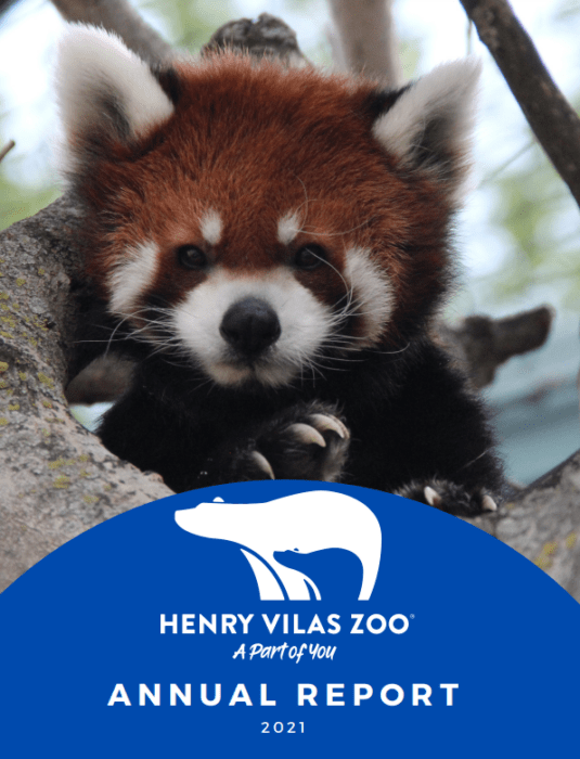 2021 Annual Report Henry Vilas Zoo